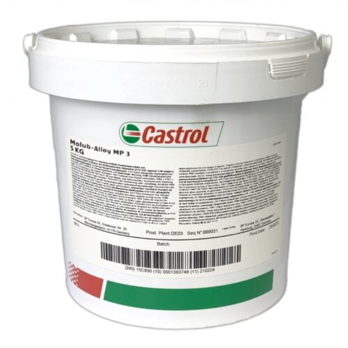 castrol molub alloy mp3 assembly paste nlgi 3 anthrazit 5kg bucket