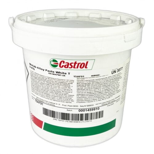 castrol molub alloy paste white t assembly paste nlgi 1 5kg bucket