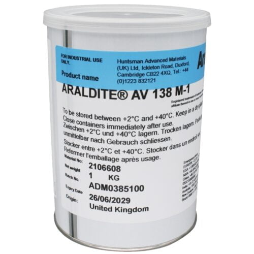 huntsman araldite av 138 m 1 epoxy adhesive 1kg can