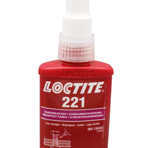 loctite 221 threadlocker purple low strength 50ml 5