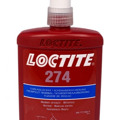 loctite 274 medium strength threadlocker blue 250ml bottle 2