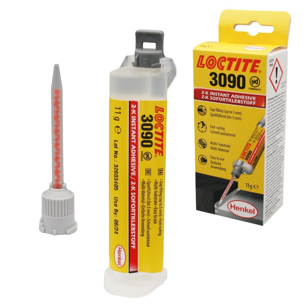 Loctite 3090 2-K Instant Adhesive for multi-purposes transparent 11g Loctite 3090 2-K Instant Adhesive for multi-purposes transparent 11g
