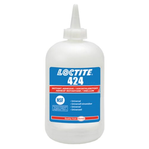 loctite 424 transparent ethyl based instant adhesive 500g bottle 1