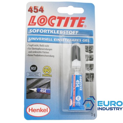 loctite 454 universal instant adhesive non drip gel clear 3g tube 8