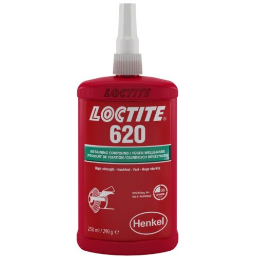 loctite 620 retaining compound high temperature resistant green 250ml