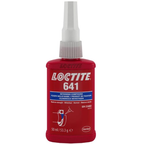 loctite 641 retaining compound medium strength yellow 50ml 1