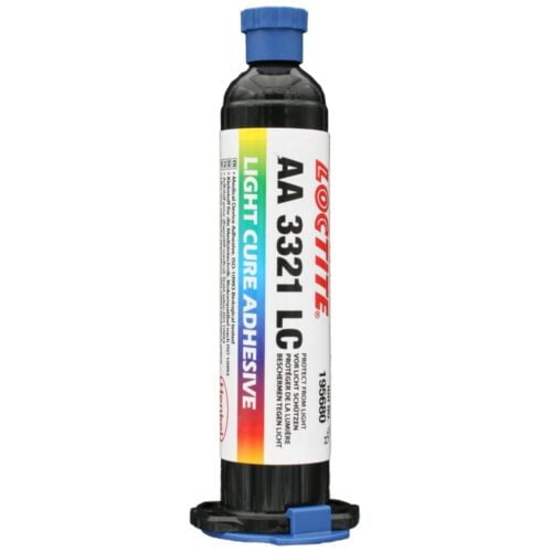 loctite aa 3321 lc light cure instant adhesive clear 25ml