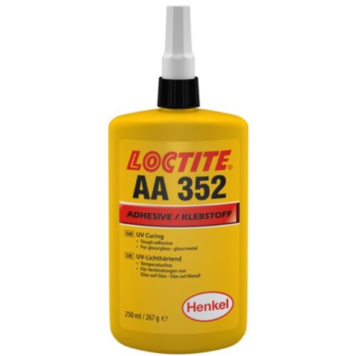 loctite aa 352 light cure acrylic adhesive 250ml bottle 1