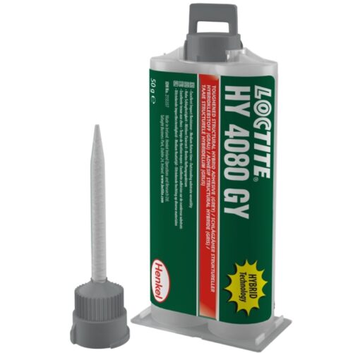 loctite hy 4080 gy 2 component hybrid adhesive grey 50g cartridge 1