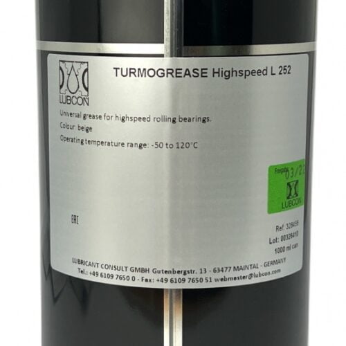 lubcon turmogrease highspeed l 252 universal bearing grease 1 kg can