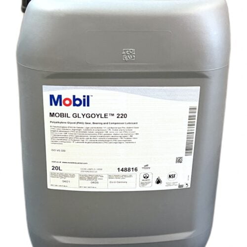 mobil glygoyle 220 pag high performance gear and bearing oil 20l 1