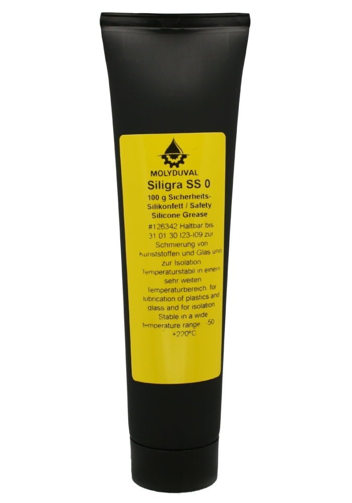molyduval siligra ss 0 safety silicone grease transparent 100g tube 1 molyduval siligra ss 0 safety silicone grease transparent 100g tube 1