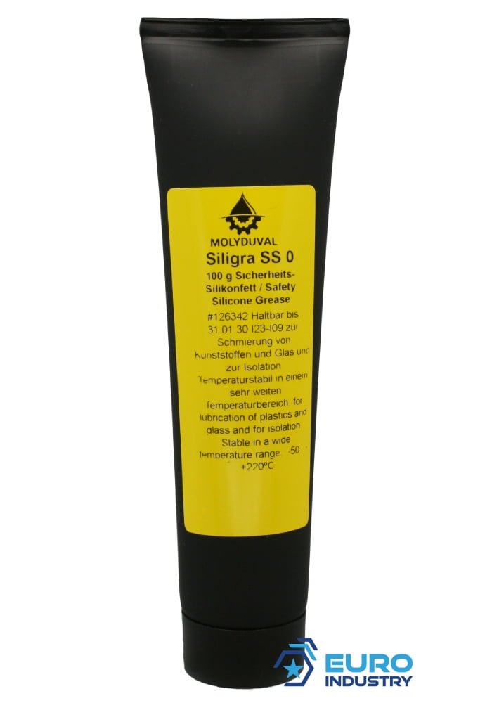 Molyduval Siligra SS 0 Safety silicone grease transparent 100g tube
