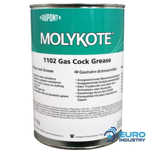 molykote 1102 water resistant gas tap grease 1kg can 1