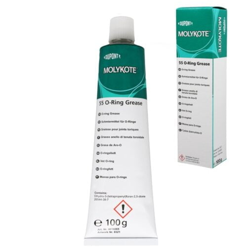 molykote 55 o ring grease silicone lubricant for rubber seals 100g
