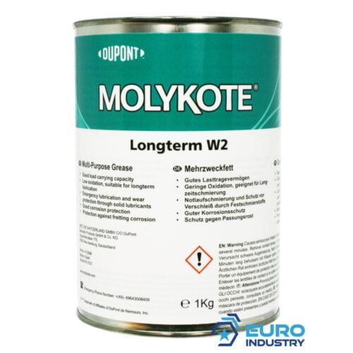 molykote longterm w2 high performance grease white nlgi 2 1kg can 1