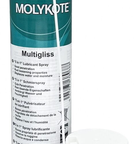 molykote multigliss spray dispersion 5 in 1 metal care 400ml 2