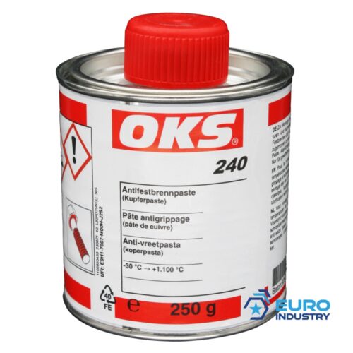 oks 240 copper paste anti seize compound 250g brush tin 2