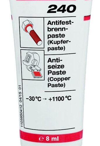oks 240 copper paste anti seize compound 8ml tube