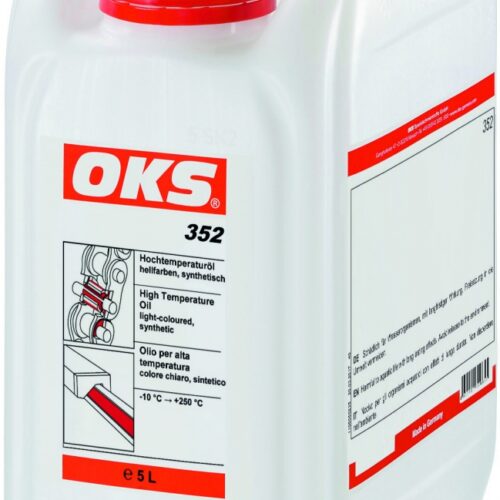 oks 352 synthetic high temperature oil light colored 5l canister