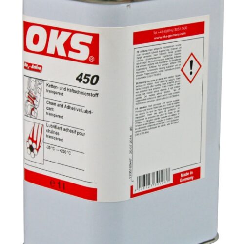 oks 450 chain adhesive lubricant transparent 1l can