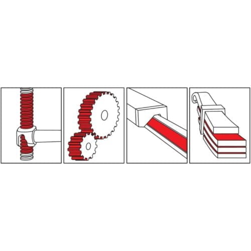 oks 490 open gear grease sprayable 1kg tin 1