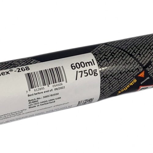 sikaflex 268 special assembly glazing adhesive black 600ml 1