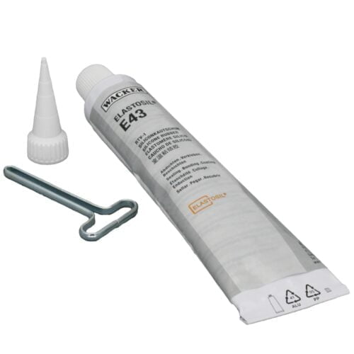 wacker elastosil e43n silicone glue for food industry 90ml tube