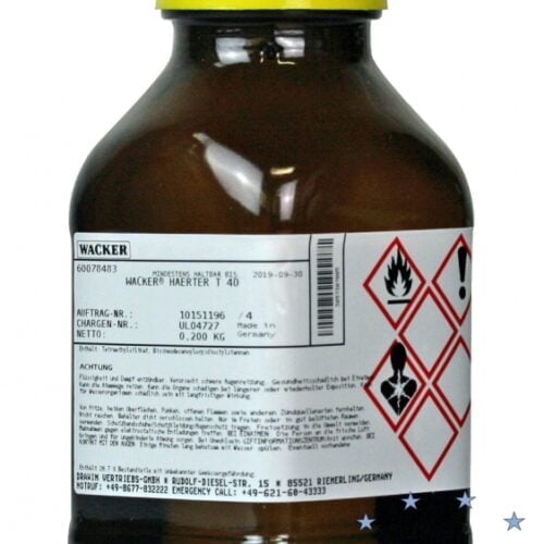 Chất làm cứng Wacker T40 cho cao su silicon RTV 2 chai 200g - Tổng kho ...