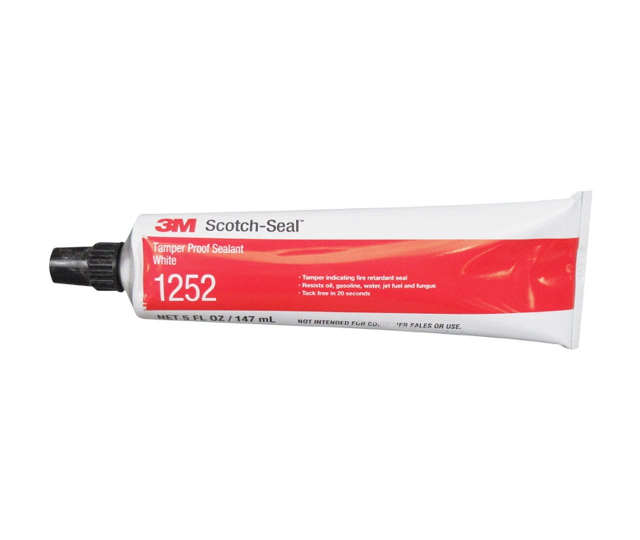 3M Scotch-Seal 1252 White Tamper Proof Sealant - 5 oz Tube