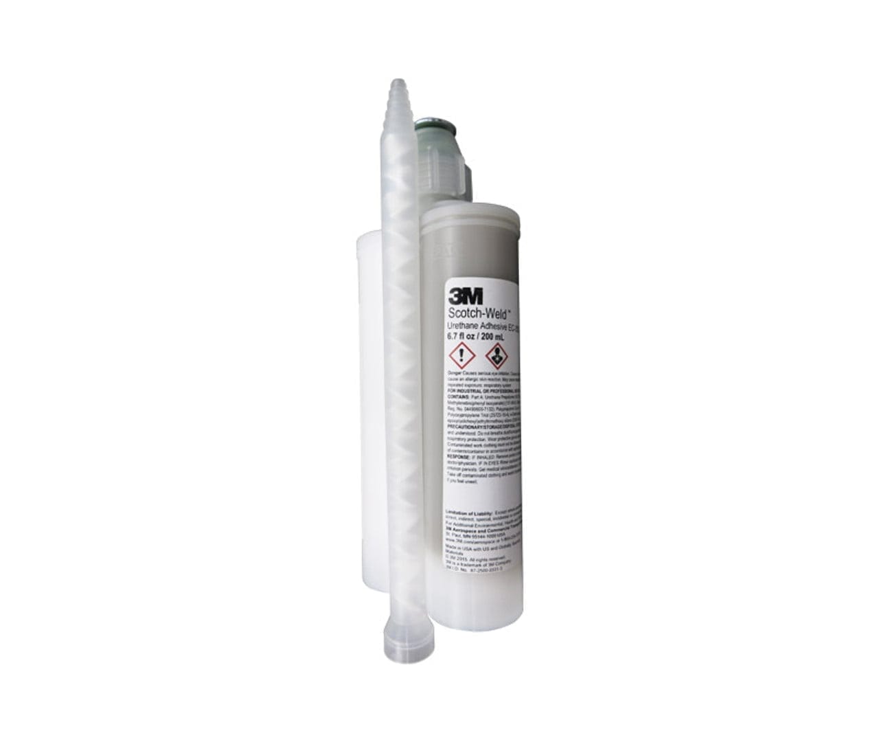 3M Scotch-Weld White EC-3535 B/A Urethane Adhesive - 200 mL Mix Pack Cartridge