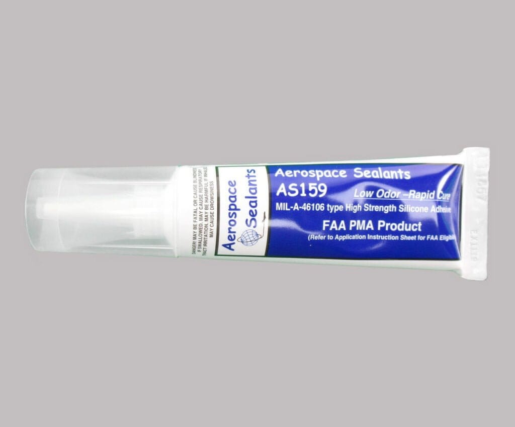 Aerospace Sealants AS159 FAA-PMA Red Silicone Adhesive Sealant - 3 oz ...