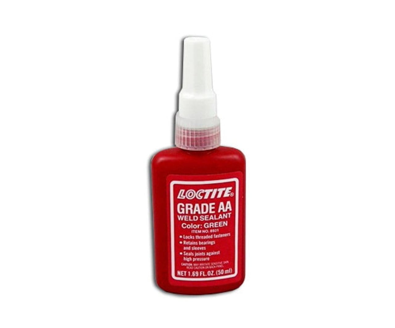 LOCTITE Grade AA (089) Green Wicking Grade High Strength Threadlocker - 50 mL (1.69 oz) Bottle