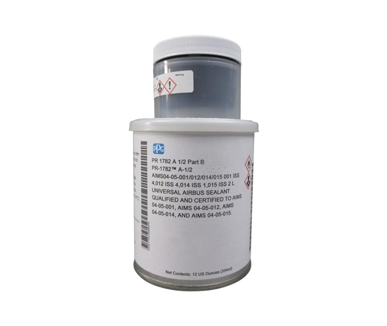 PPG Aerospace PR-1782 A-1/2 Gray AIMS 04-05-001/12/14/15 Spec Low Density Fuel Tank Sealant - Pint Kit