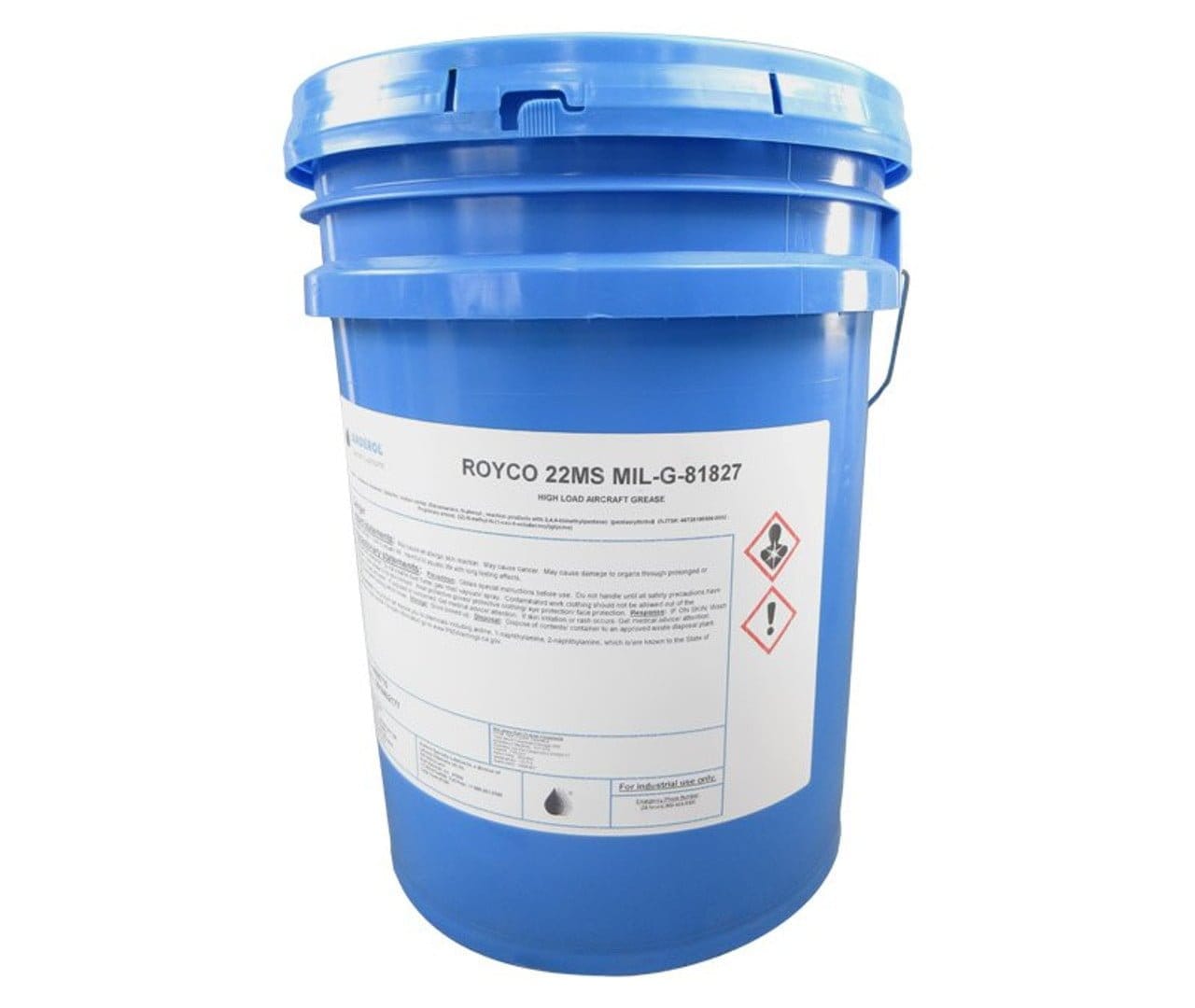 ROYCO 22MS Black MIL-G-81827A Spec High Load Capacity Synthetic Grease - 5 Gallon Pail