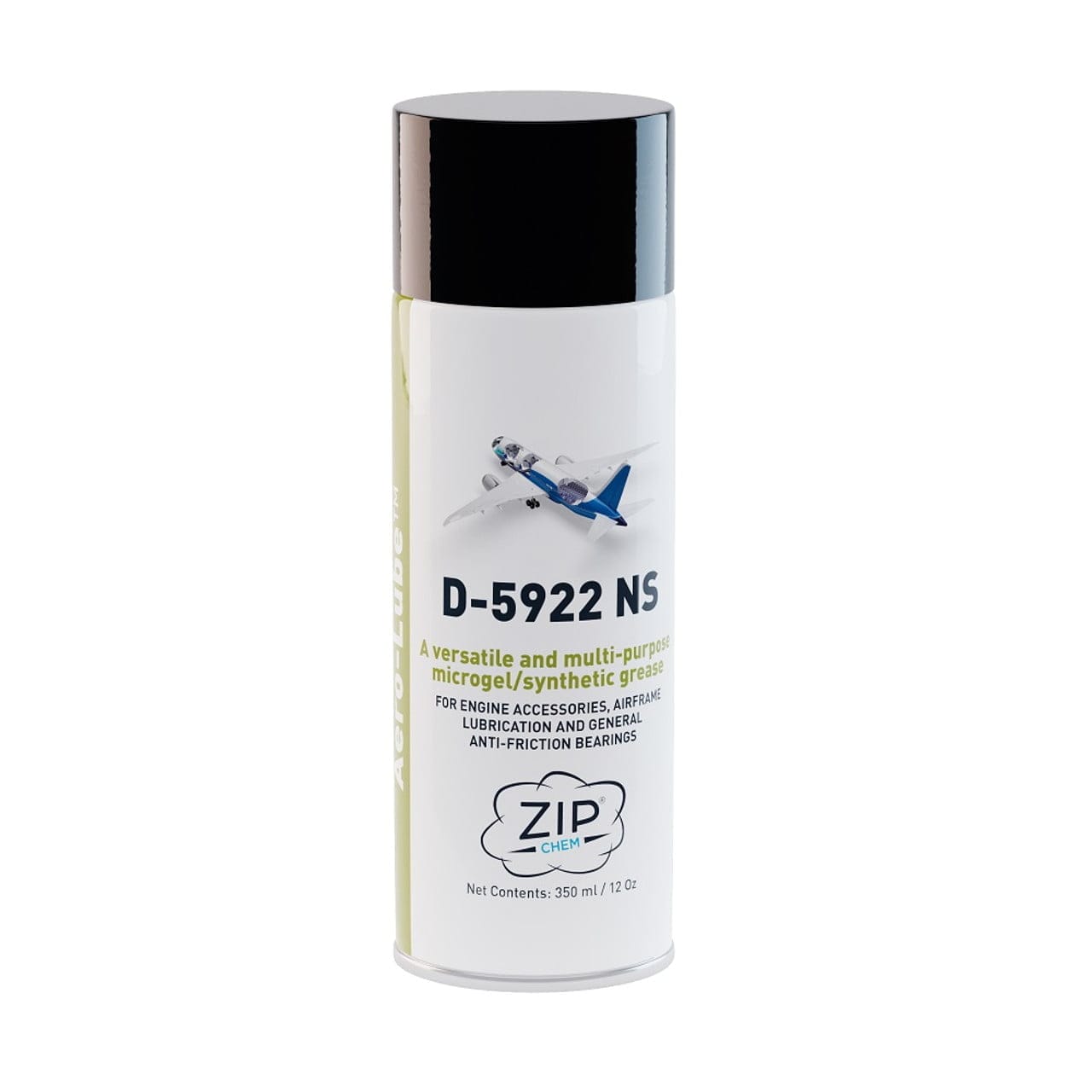 Zip-Chem 002082 Aero-Lube D-5922 NS Microgel/Synthetic Multi-Purpose Grease - 12 oz Aerosol Can